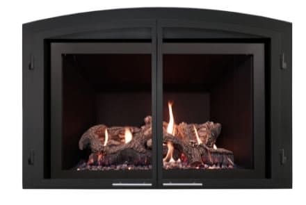 Black Hemlock Valley Arch Door - Chimney CricketBlack Hemlock Valley Arch Door