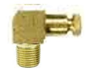 Bleeder Test Adapter, 1/4" MNPT x 1/4" FNPT w/ 90 Degree Vent, No Gauge ME - MEJ602 - Chimney CricketBleeder Test Adapter, 1/4" MNPT x 1/4" FNPT w/ 90 Degree Vent, No Gauge ME - MEJ602