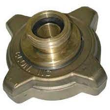 Brass Reducer Coupling, 3-1/4 ACME to 1-3/4 ACME - Chimney CricketBrass Reducer Coupling, 3-1/4 ACME to 1-3/4 ACME