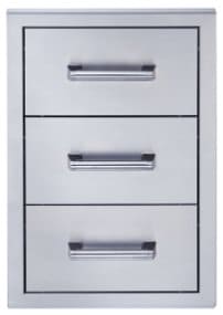Broilmaster Stainless Steel 18" Triple Drawer - Chimney CricketBroilmaster Stainless Steel 18" Triple Drawer