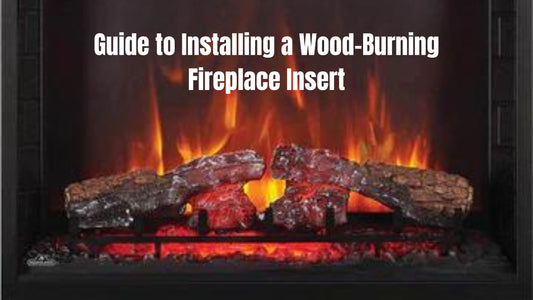 Wood-burning fireplace inserts