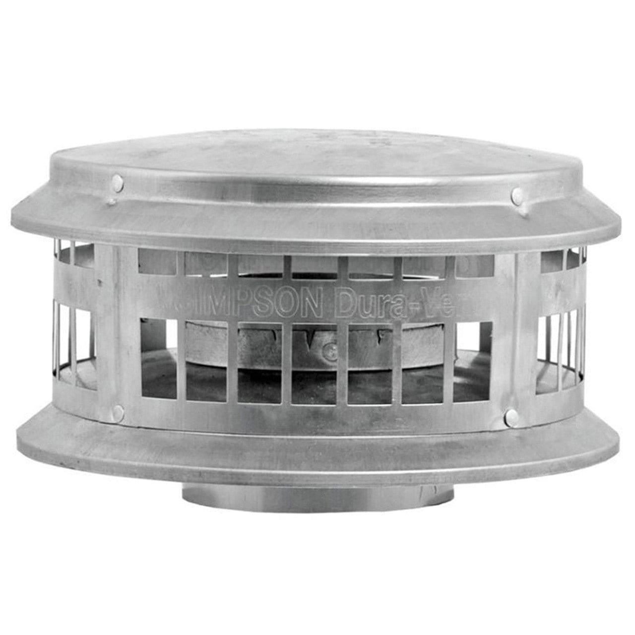 4" DuraVent Type B Gas Vent DuraCap - 4BVDC - Chimney Cricket