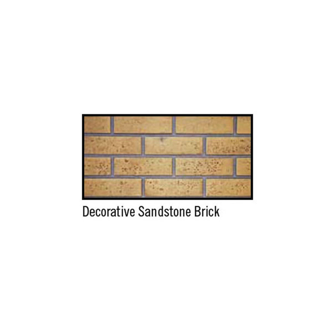 Sandstone Decorative Brick Panels - GD840KT - Chimney Cricket