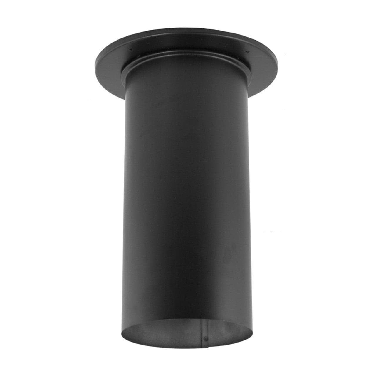 8" DuraVent DuraBlack Slip Connector with Trim - 8DBK-SC - Chimney Cricket