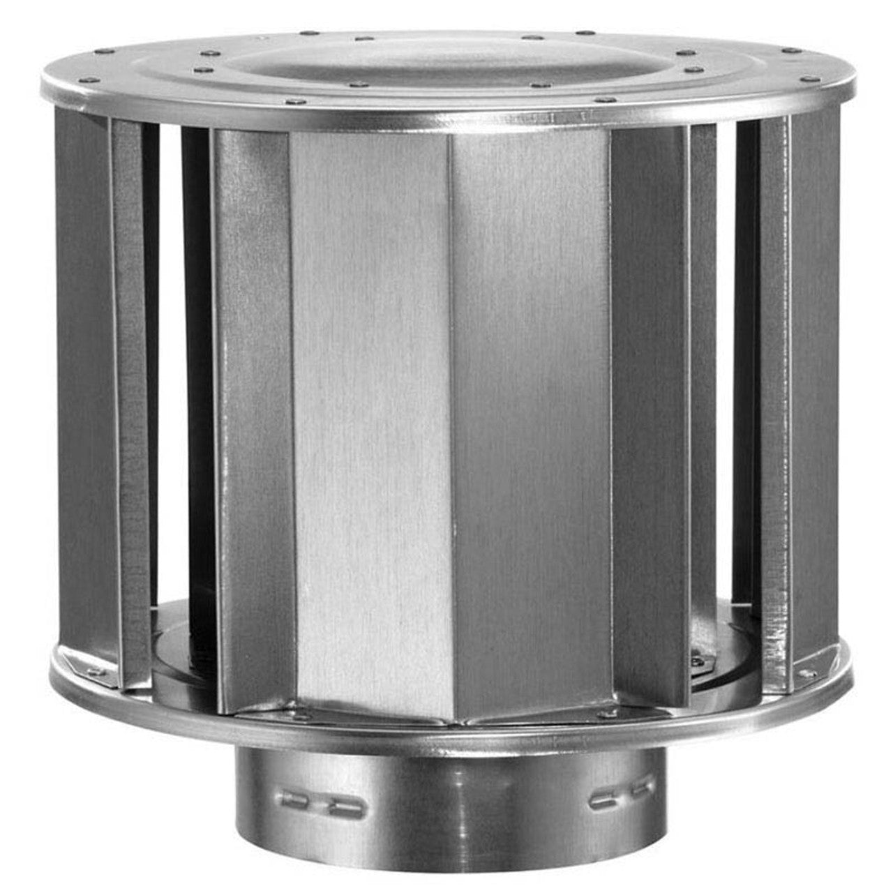 10" Type B Gas Vent High Wind Rain Cap - 10BVVT - Chimney Cricket