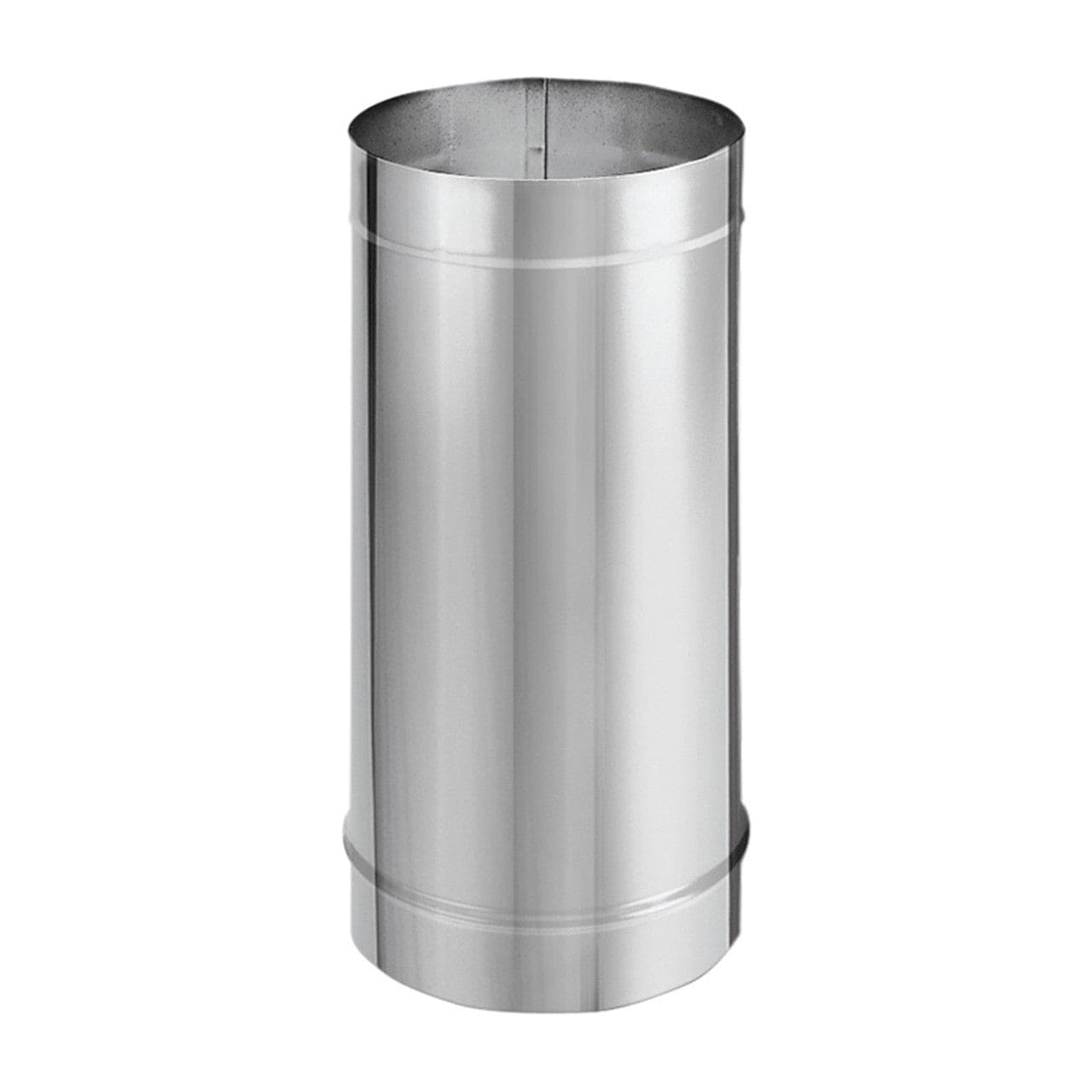 6" x 12" DuraVent DuraBlack Welded Stainless Steel Stove Pipe - 6DBK-12SS - Chimney Cricket