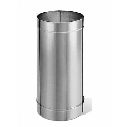 6" x 48" DuraVent DuraBlack Welded Stainless Steel Stove Pipe - 6DBK-48SS - Chimney Cricket