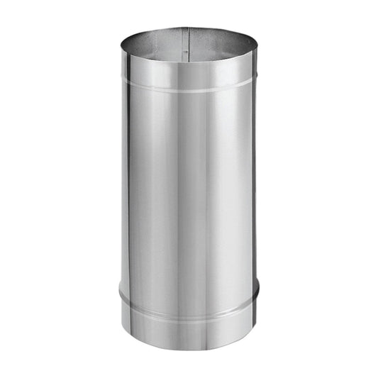 8" x 48" DuraVent DuraBlack Welded Stainless Steel Stove Pipe - 8DBK-48SS - Chimney Cricket