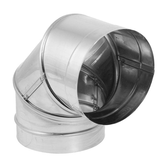 8" DuraVent DuraBlack Stainless Steel Adjustable 90-Degree Elbow - 8DBK-E90SS - Chimney Cricket