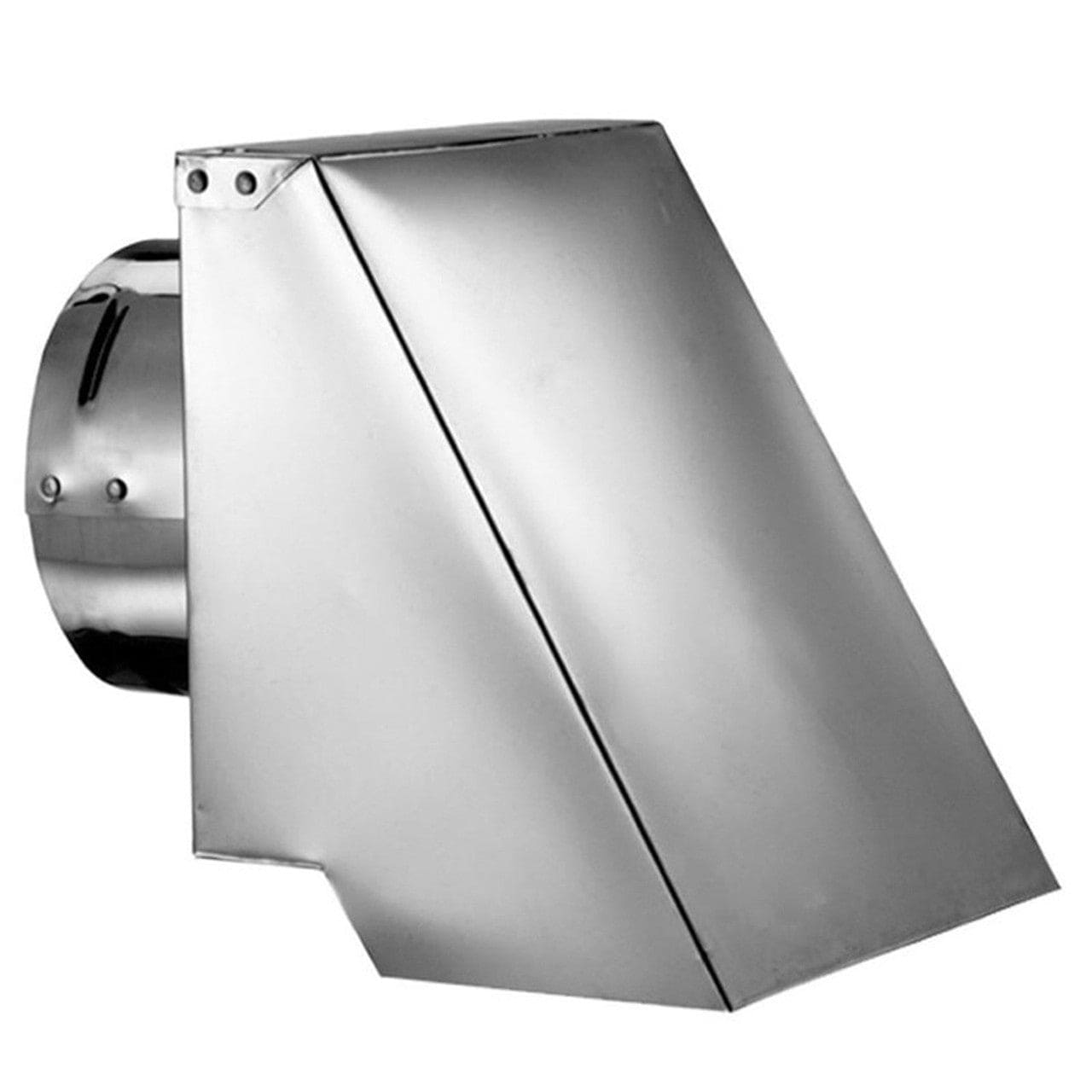3" PelletVent Pro Stainless Steel Square Horizontal Cap - 3PVP-HSC - Chimney Cricket