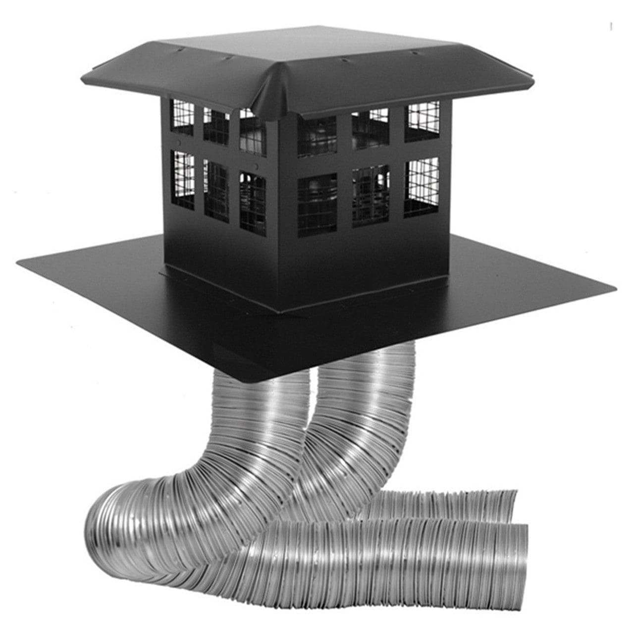 4" DuraVent 3" X 35'/3" X 35' Conversion Kit - 46DVA-CL33P - Chimney Cricket