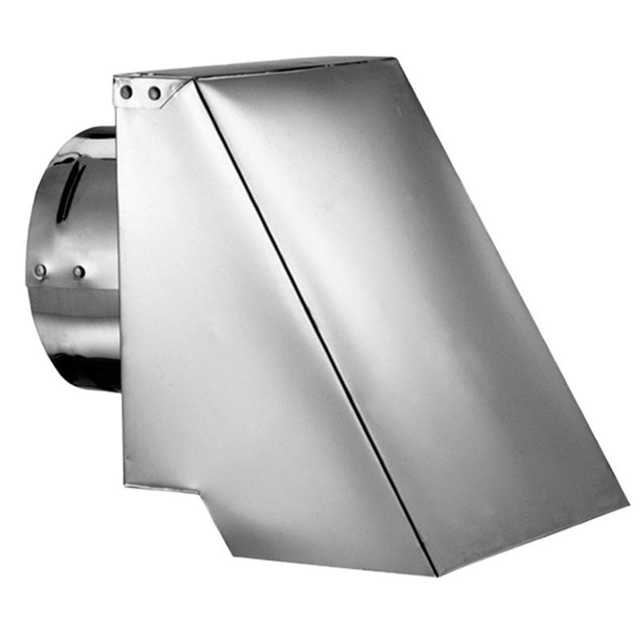 4" PelletVent Pro Stainless Steel Square Horizontal Cap - 4PVP-HSC - Chimney Cricket