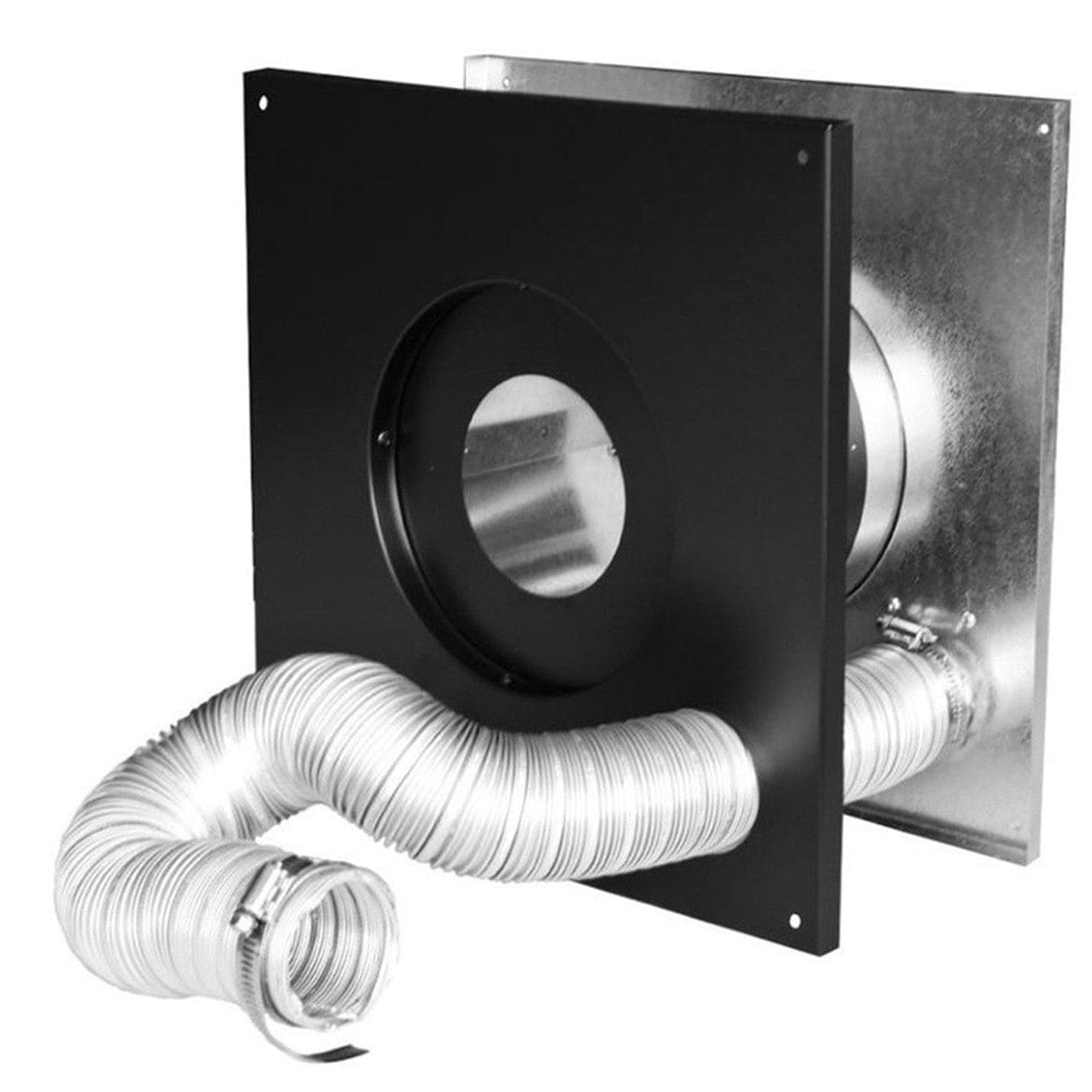 4" PelletVent Pro Wall Thimble Air Intake Kit - 4PVP-WTI3 - Chimney Cricket