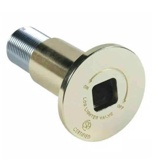 Polished Brass Flange with Bushing - UF.BR.02 - Chimney Cricket