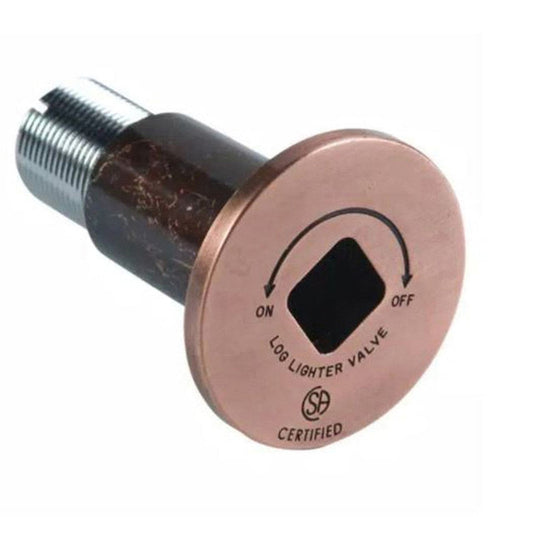 Antique Copper Flange with Bushing - UF.ACO.08 - Chimney Cricket