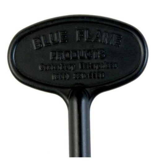 Blue Flame 3" Flat Black Universal Gas Valve Key - BF.KY.05 - Chimney Cricket