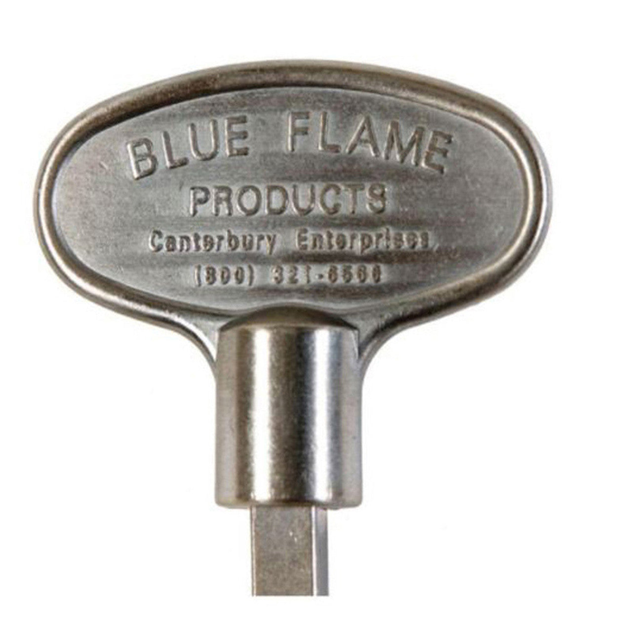 Blue Flame 3" Pewter Universal Gas Valve Key - BF.KY.07 - Chimney Cricket