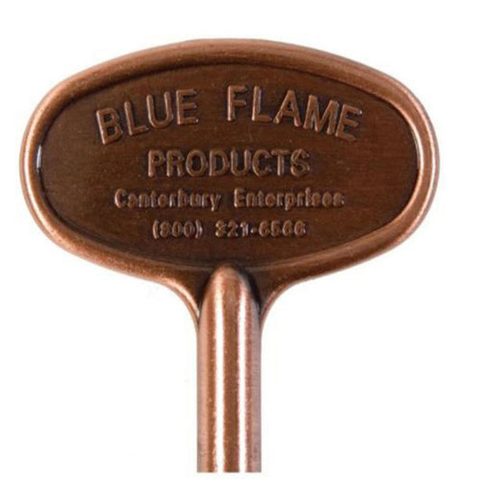 Blue Flame 3" Antique Copper Universal Gas Valve Key - BF.KY.08 - Chimney Cricket