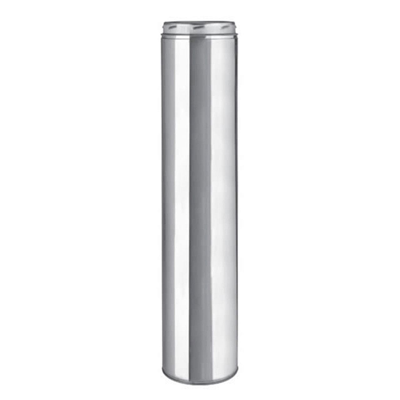 7" Insulated Stainless Steel Ultra-Temp 12" Chimney Length - 207012U - Chimney Cricket