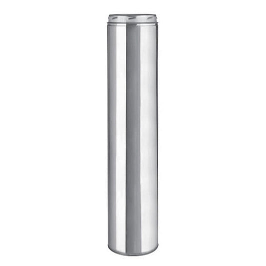 7" Insulated Stainless Steel Ultra-Temp 12" Chimney Length - 207012U - Chimney Cricket