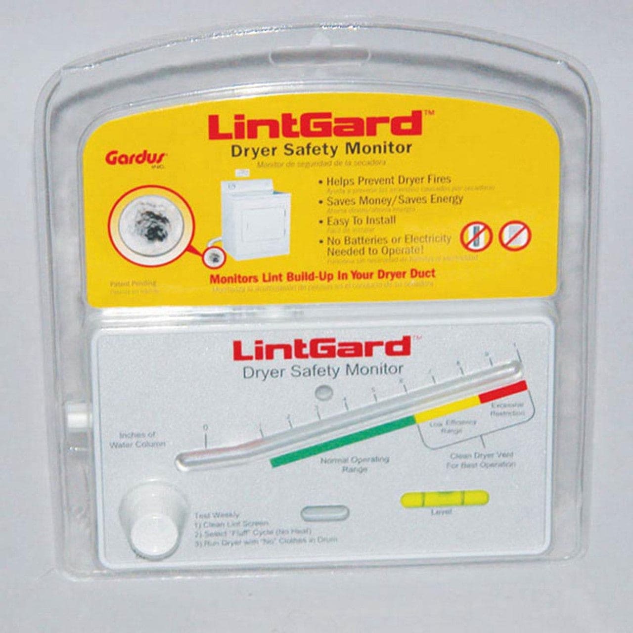 Lintgard Dryer Safety Monitor - LGM7 - Chimney Cricket