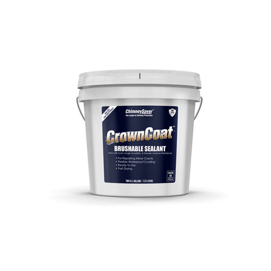 2 Gallons of CrownCoat Brushable Buff Sealant - 300009 - Chimney Cricket