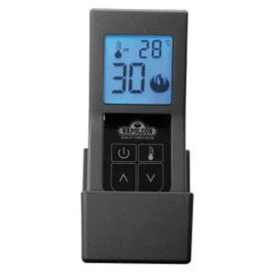 F60 On/Off Handheld Battery-Operated Fireplace Remote with Digital Screen - F60 - Chimney Cricket