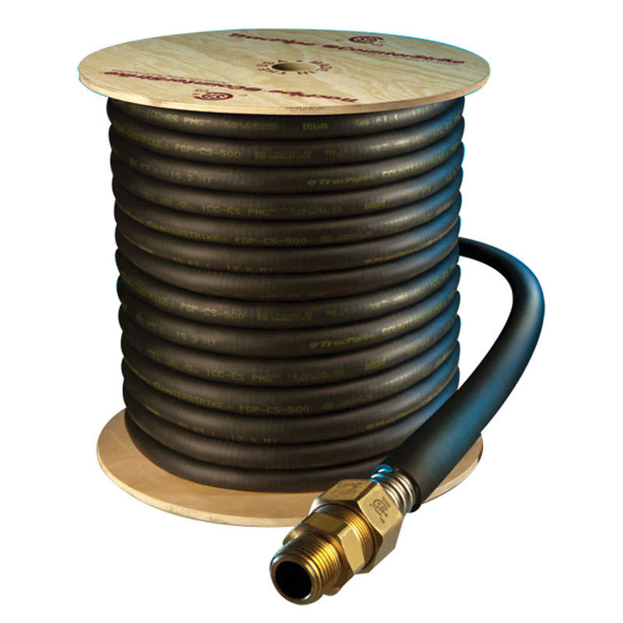 TracPipe Counterstrike CSST Pipe - 1/2" x 100' - Chimney Cricket