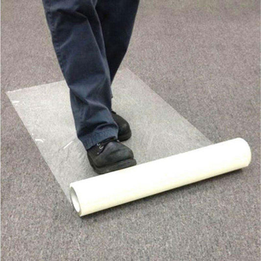 3' X 200' Zip-Up Carpet 3mil. Clear Protection Film - Chimney Cricket