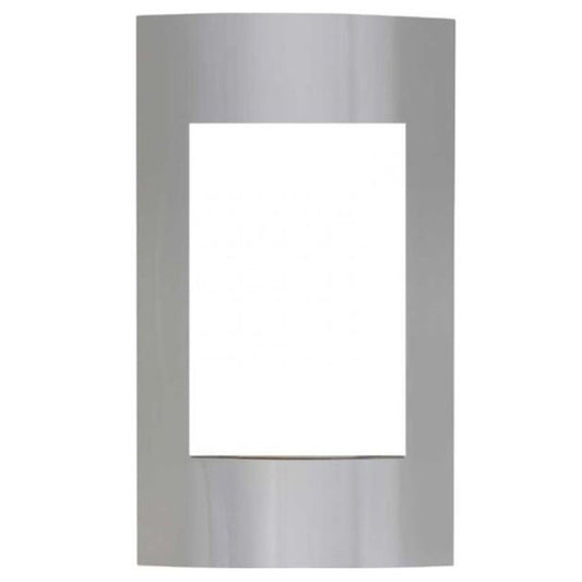 Contemporary Brushed Stainless Steel Surround with Safety Barrier for Vittoria - CFS19SB - Chimney Cricket