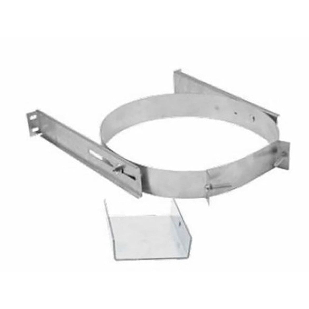 6" & 8" DuraVent DuraTech Adjustable Galvalume Wall Strap - 6DT-AWS - Chimney Cricket