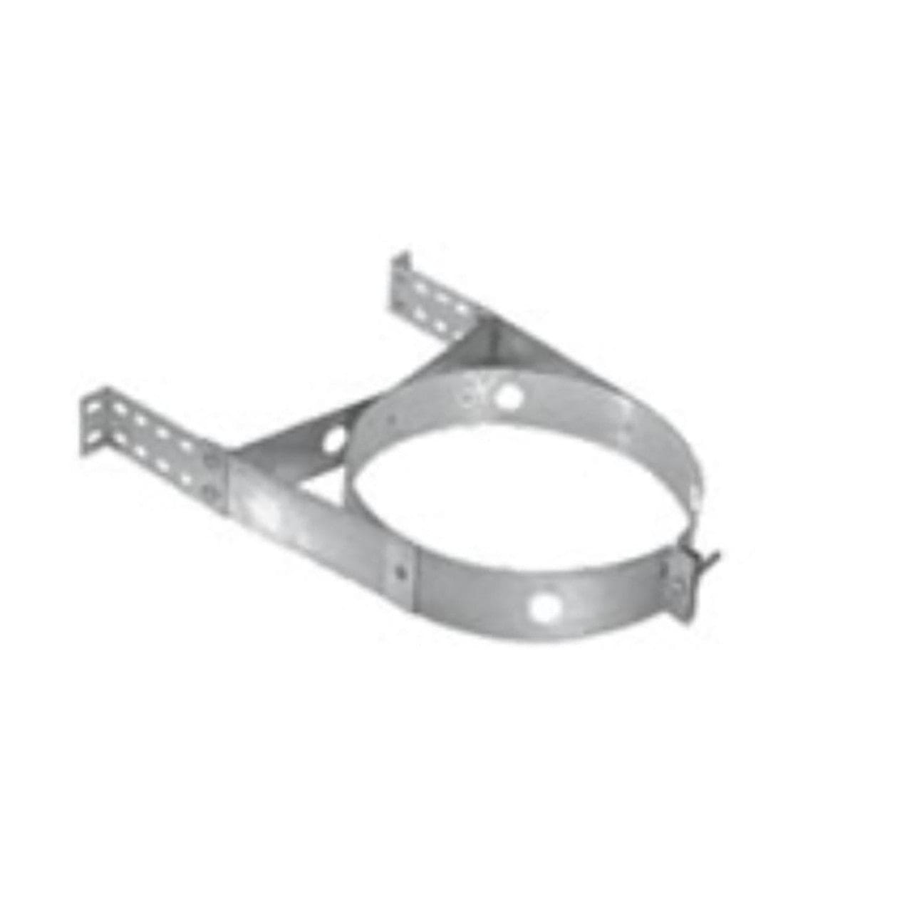 6" & 8" DuraVent DuraTech Adjustable Stainless Steel Wall Strap - 6DT-AWS-SS - Chimney Cricket