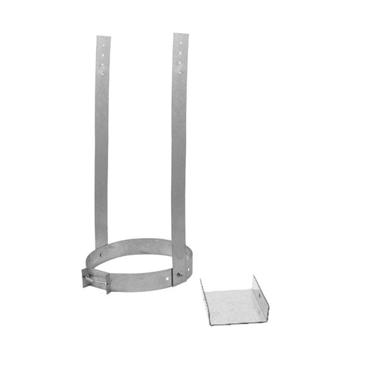 6" & 8" DuraVent DuraTech Galvalume Adjustable Elbow Strap - 6DT-AES - Chimney Cricket