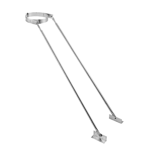 5" & 7" DuraVent DuraTech Adjustable Extended Roof Bracket - 5DT-XRS - Chimney Cricket