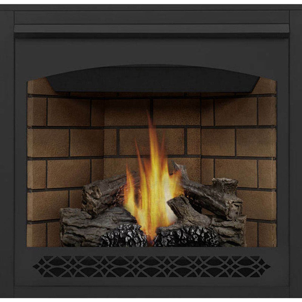 Black Heritage Decorative Safety Barrier for Ascent 36/X36/X70 Models - H35F - Chimney Cricket