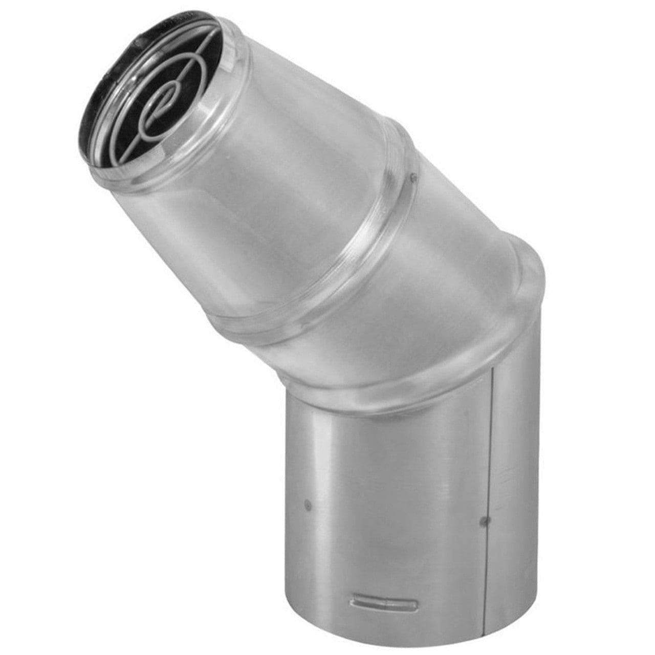 4" PelletVent Pro Stainless Steel Horizontal Round Cap - 4PVP-HC2 - Chimney Cricket