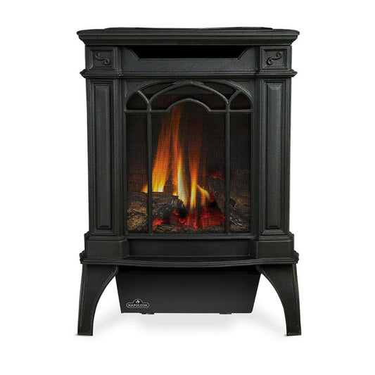 Napoleon Arlington 20 Cast Iron Millivolt Ignition Natural Gas Stove - GDS20NSB - Chimney Cricket