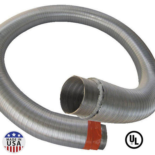 6" X 50' HomeSaver UltraPro .005 316Ti-Alloy Stainless Steel Pre-Insulated Pre-Cut Liner - Chimney Cricket