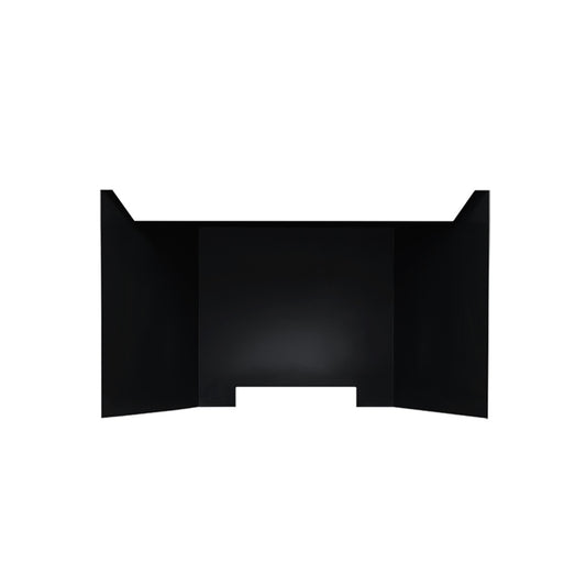 Mirro-Flame Gloss Black Porcelain Reflective Radiant Panels for B42 Ascent Models - PRPB42TR - Chimney Cricket