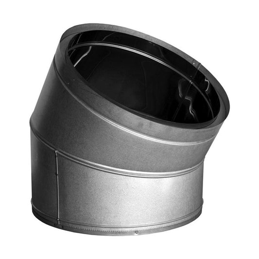 14" DuraVent DuraTech Double-Wall Stainless Steel Chimney Pipe 30-Degree Elbow - 14DT-E30SS - Chimney Cricket