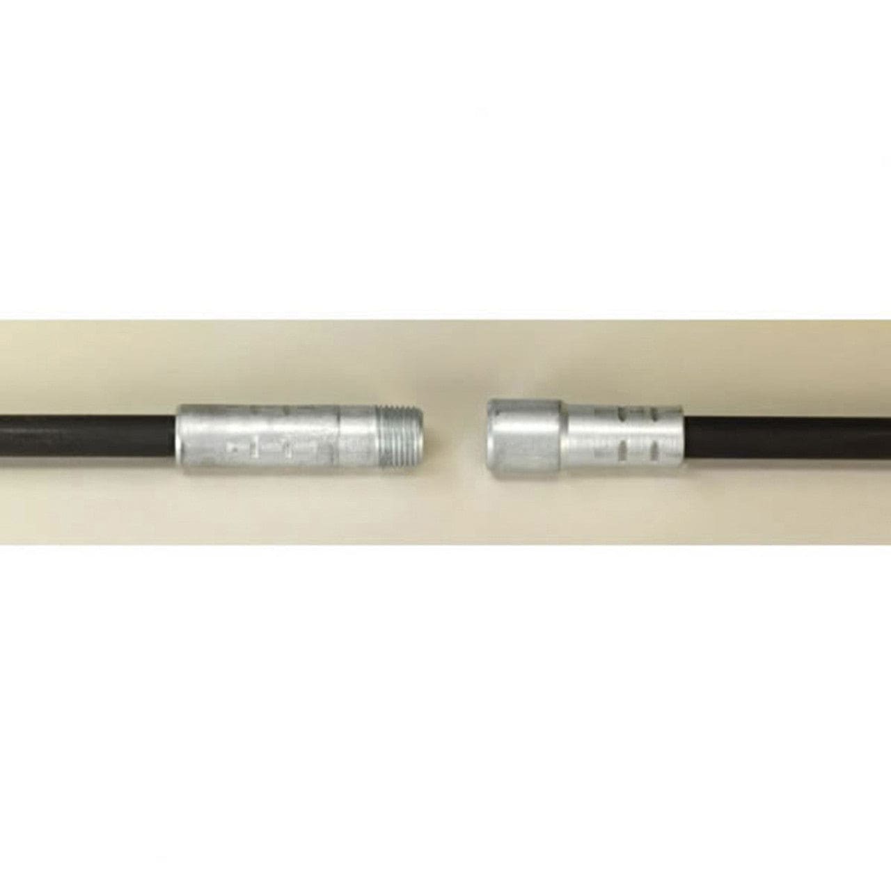 6' Black 3/8" Pipe Thread Professional-Duty Fiberglass Chimney Cleaning Rod - 16072 - Chimney Cricket