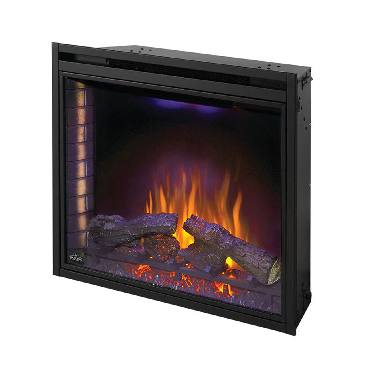 Napoleon Ascent 33 Self-Trimming Whisper-Quiet Built-In Electric Fireplace Insert - NEFB33H - Chimney Cricket