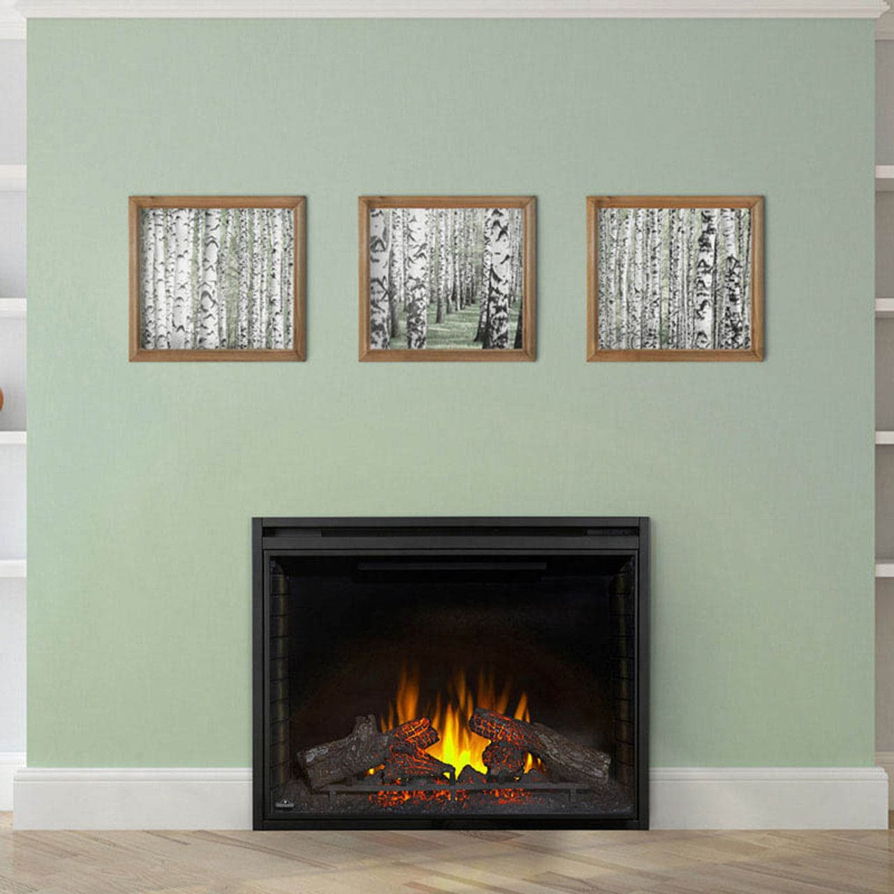 Napoleon Ascent 40 Whisper-Quiet Built-In Electric Fireplace Insert - NEFB40H - Chimney Cricket