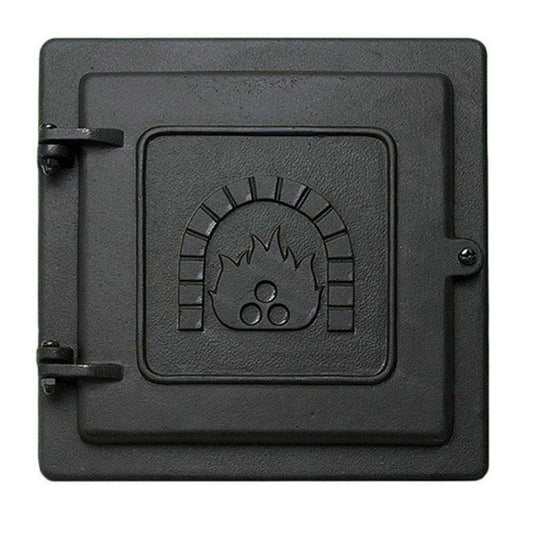 8" x 8" Minuteman Cast-Iron Clean-Out Doors - CDR-08 - Chimney Cricket