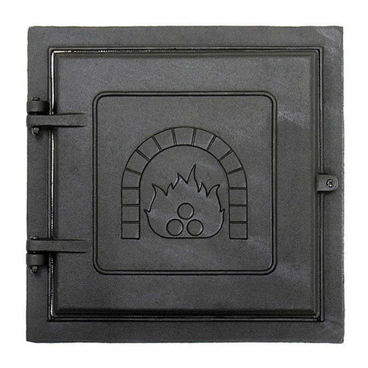 12" x 12" Minuteman Cast-Iron Clean-Out Doors - CDR-212 - Chimney Cricket