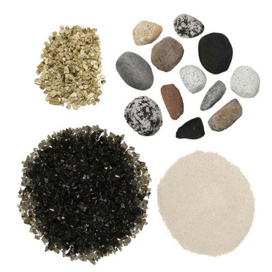 Small Shore Fire Kit Gas Fireplace Decor - SFKS - Chimney Cricket