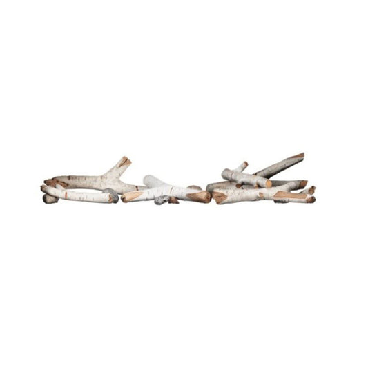 Medium Birch Log Kit Gas Fireplace Decor - BLKM - Chimney Cricket