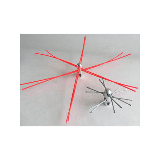 24" Diameter Large ButtonLok Aluminum Missile Whip - RO14 - Chimney Cricket