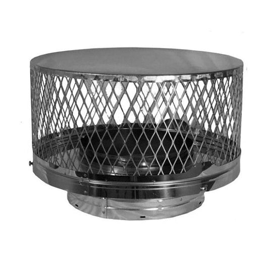 10" DuraVent DuraTech Double-Wall Vertical Chimney Cap - 10DT-VC1 - Chimney Cricket