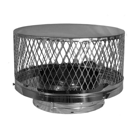 16" DuraVent DuraTech Double-Wall Vertical Chimney Cap - 16DT-VC1 - Chimney Cricket